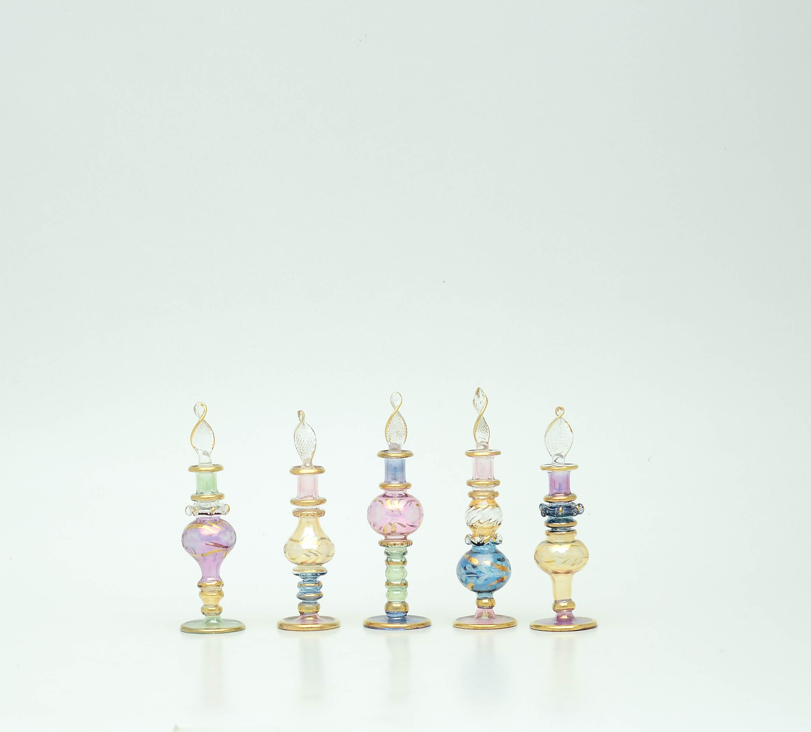 Cleopatra Footed Perfume Bottle