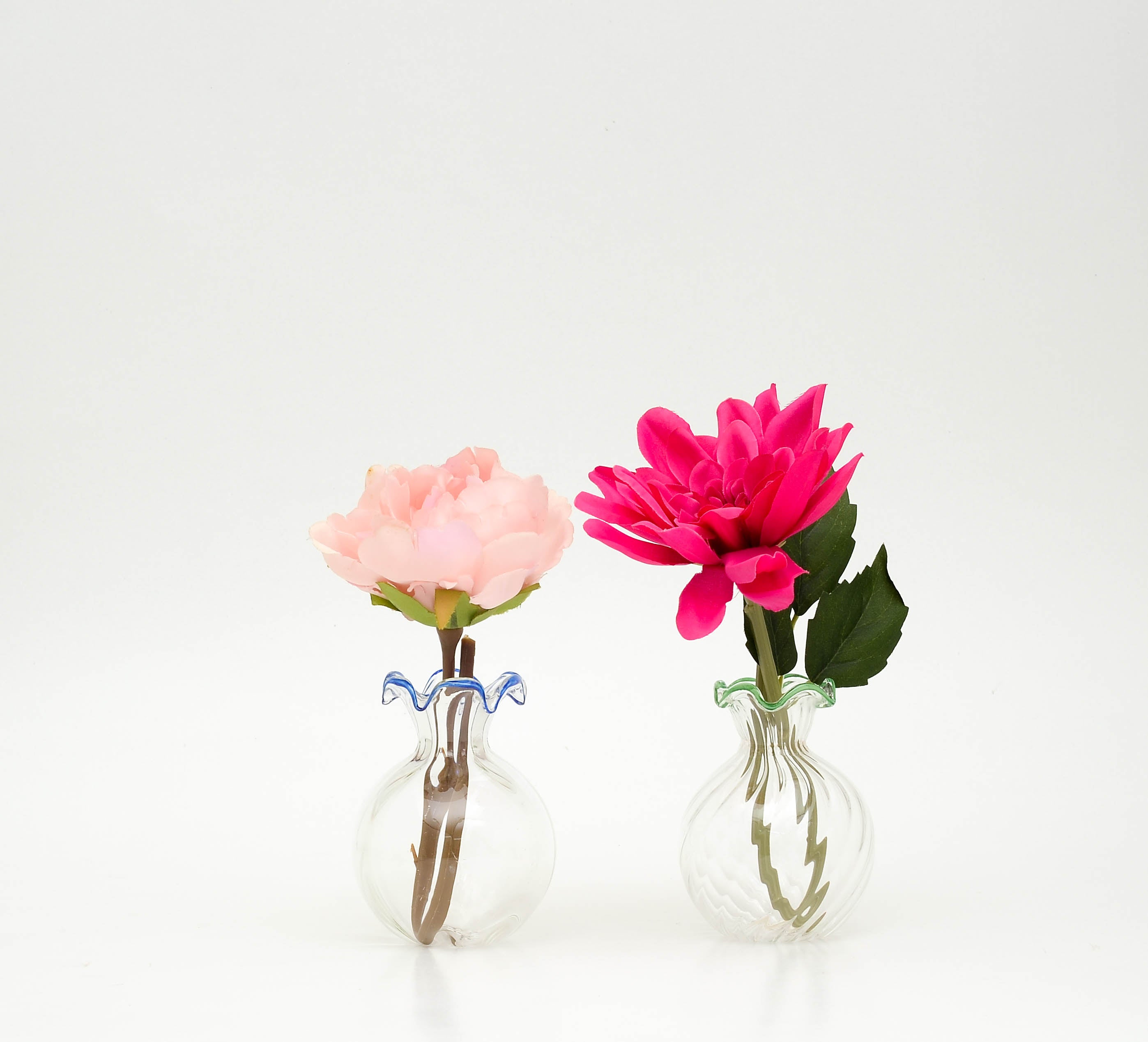 Ruffle-Rim Bud Vase