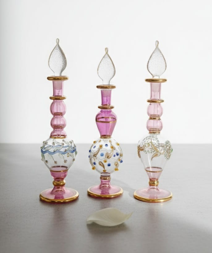Egyptian Glass Perfume Bottles
